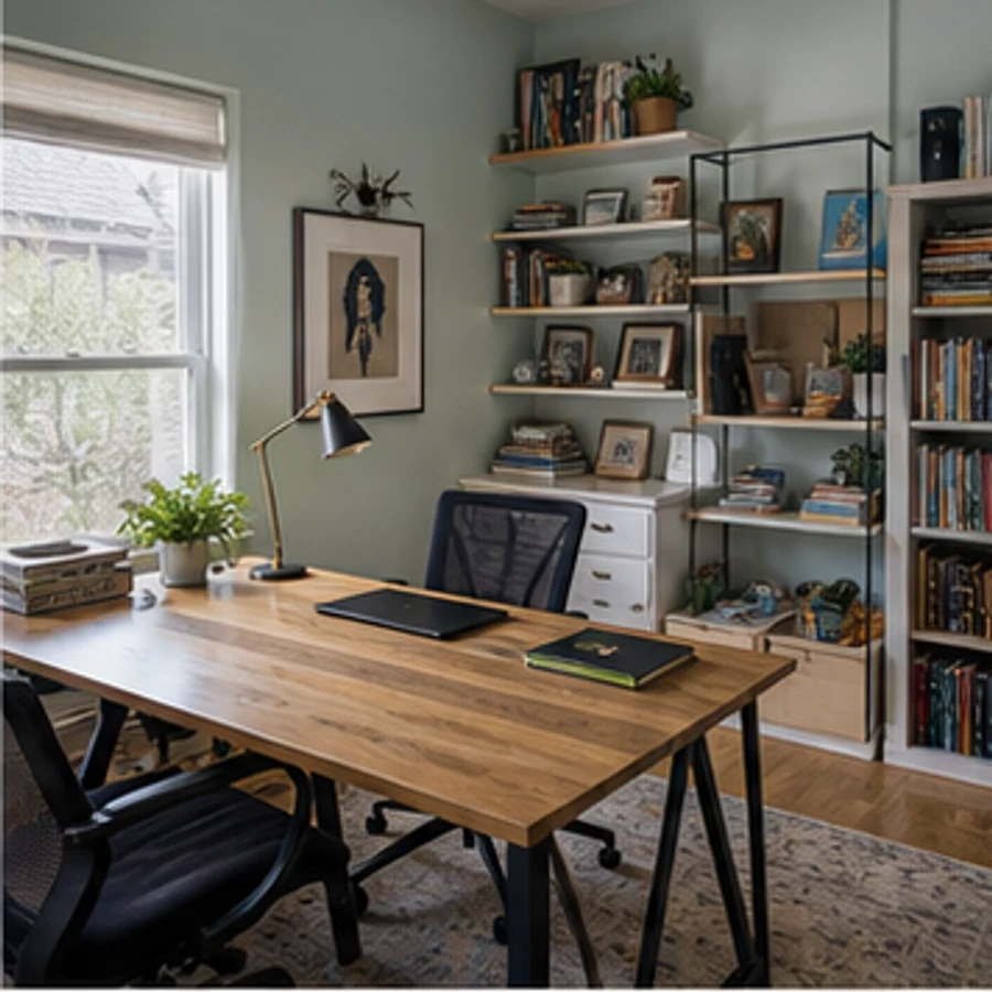Home office distractions removed