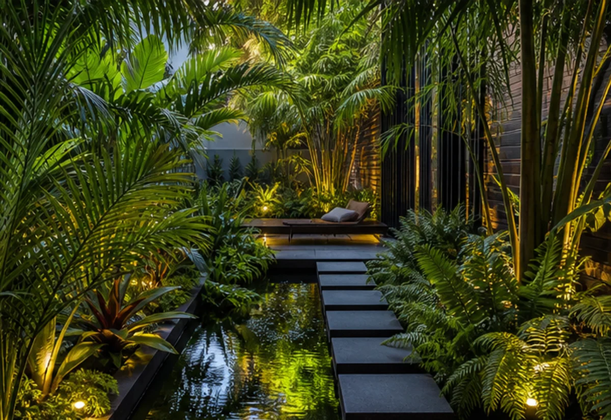 See hardscape and planting as one composition